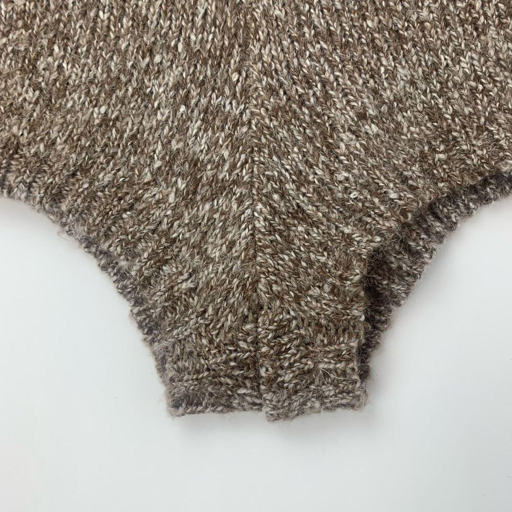 FOREVER 21 Brown Marled Knit High Waist Taupe Shorts Sz S - Picture 3 of 7